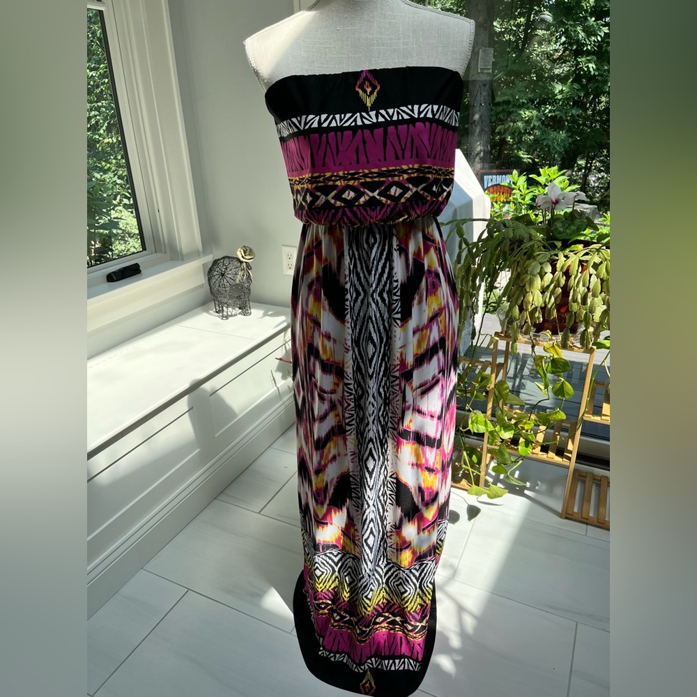 Bongo tribal maxi dress